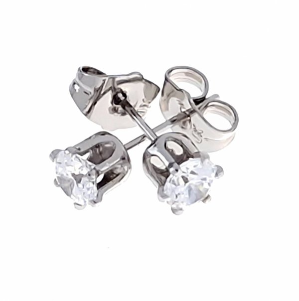 gold plated earrings with exclusive cubic zirconia