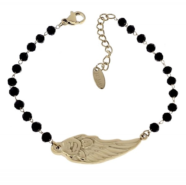 BRACELET GOLD CELEBRITY STAINLESS STEEL