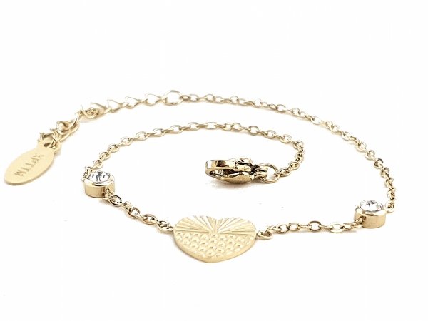 BRACELET GOLD CELEBRITY STAINLESS STEEL