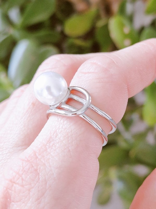 ring 17,30mm gold stainless steel