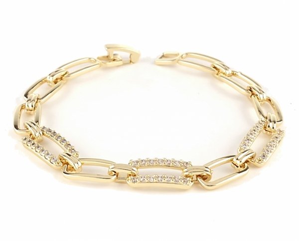 gold bracelet for a gold-plated leg