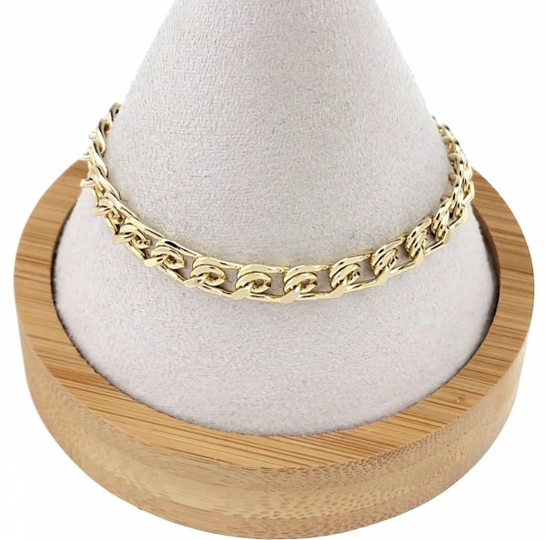 4800 Bransoletka elegancka złota 23cm pozłacana 14k Xuping