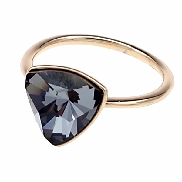 1920g Pierścionek złoty pozłacany 18k cyrkonie Austrian Crystal