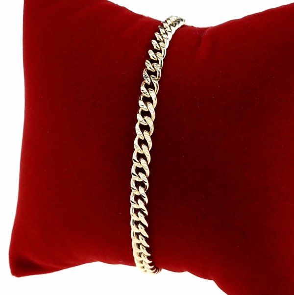 2288 Bransoletka elegancka złota 19cm pozłacana 14k Xuping 