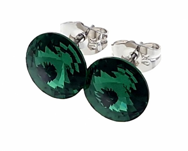 2399a Srebrne kolczyki pozłacane białym złotem Xuping wtyczki 