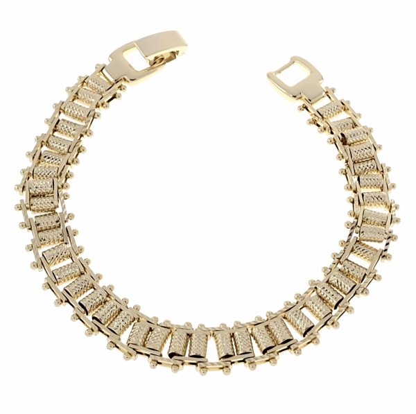 4798 Bransoletka elegancka złota 19cm pozłacana 14k Xuping