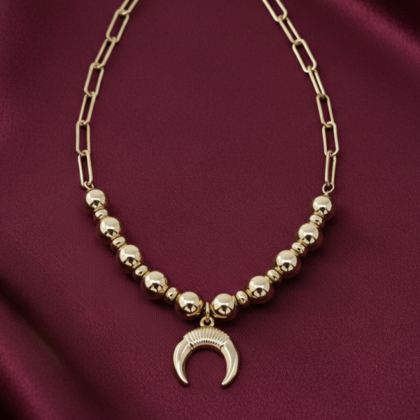 3794 Złoty łańcuszek naszyjnik 40+5cm pozłacany 14k 