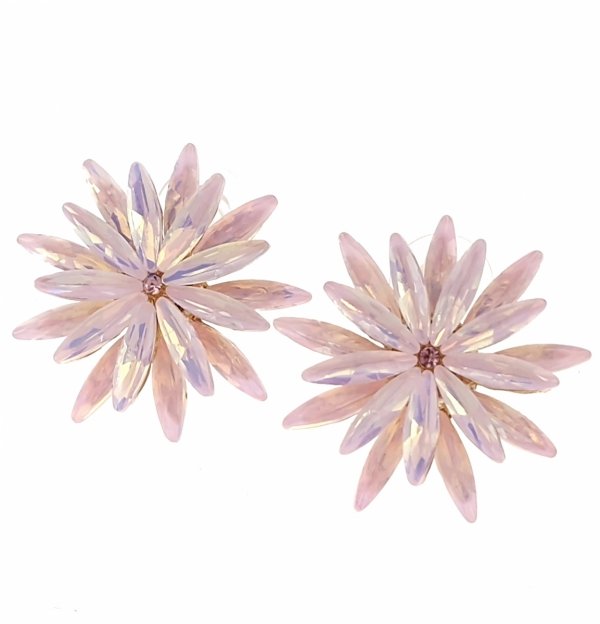 4633 Kolczyki złote pozłacane wtyczki 14K cyrkonie 