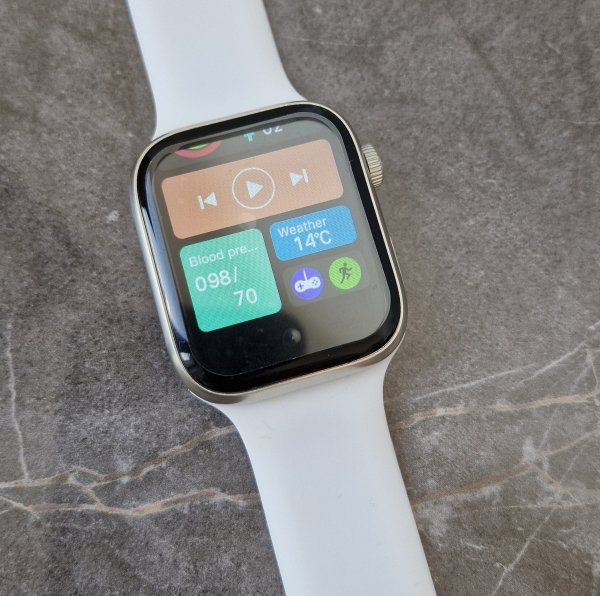 Smartwatch Ultimate T500 Hlwatch PRO LSSD zegarek wygodny sylikonowy pasek biały