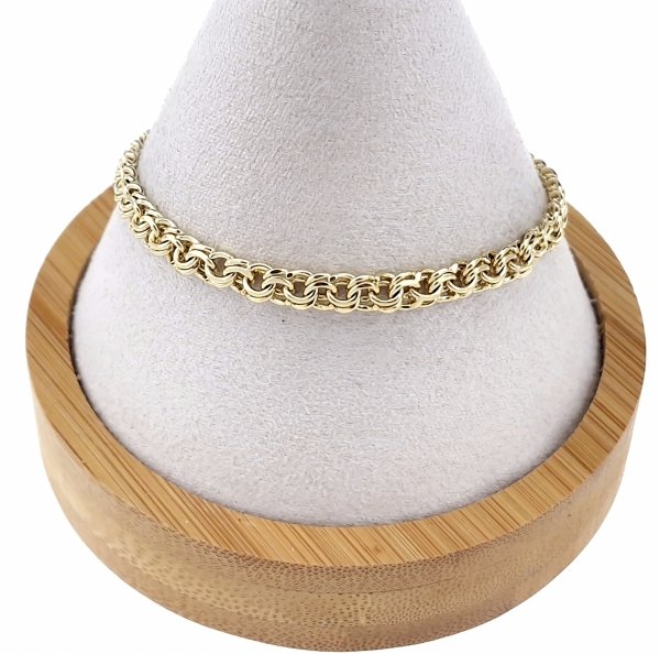 2612 Bransoletka elegancka złota 20cm pozłacana 14k Xuping