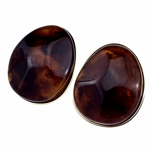 2328b Kolczyki złote wtyczki stal chirurgiczna 316L nierdzewna