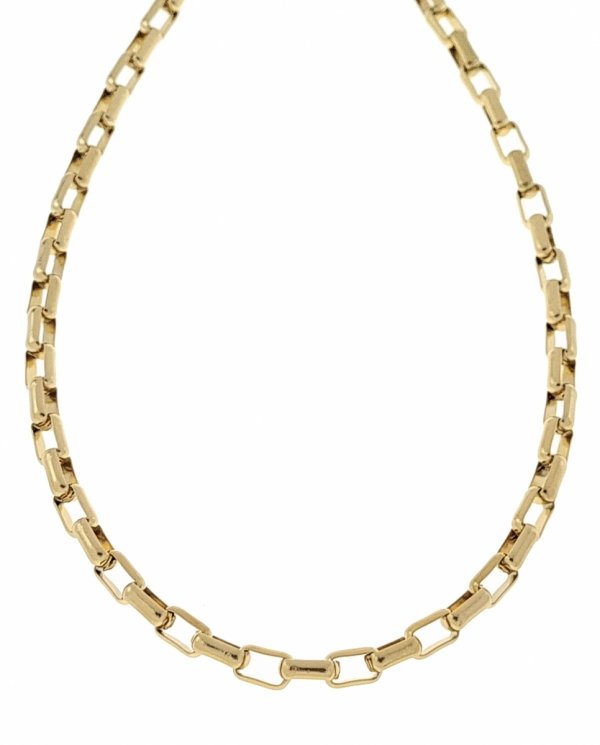 024 Złoty łańcuszek 50cm 4,7mm stal chirurgiczna 