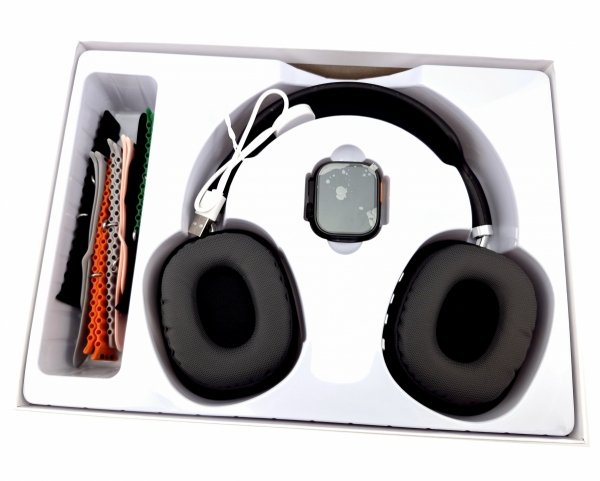 ***Smartwatch P9 Ultra 2 zegarek wygodny sylikonowy pasek słuchawki bezprzewodowe