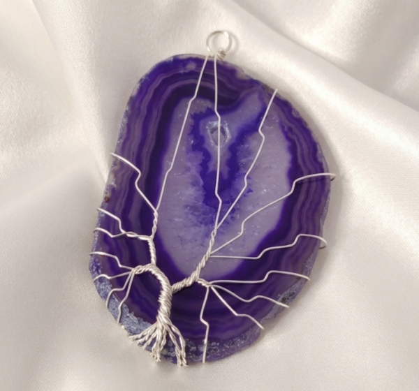 1383k Zawieszka agat kamień naturalny 1 sztuka