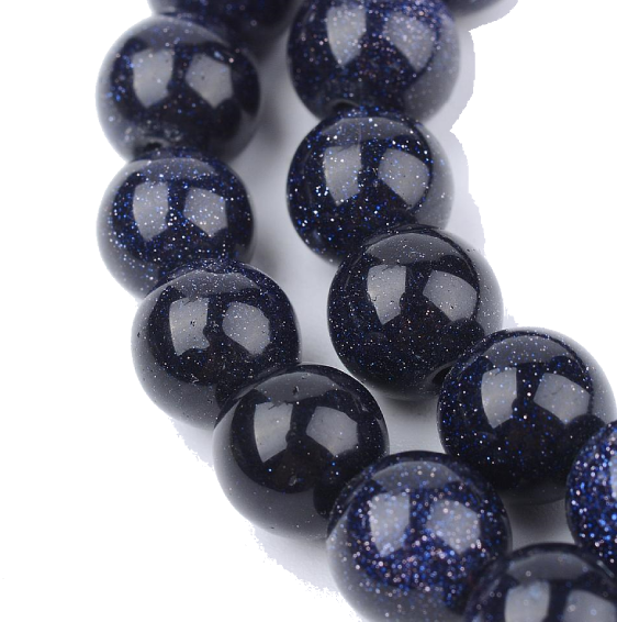 3927 Noc Kairu kamień naturalny kula 8mm pasmo 36cm