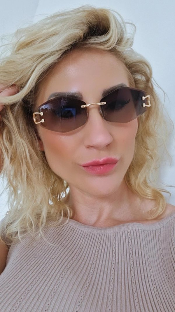 ok76 Damskie okulary przeciwsłoneczne muchy ozdobne UV400
