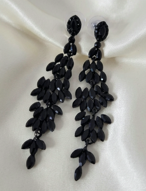 386j Kolczyki złote pozłacane wiszące 14K cyrkonie 