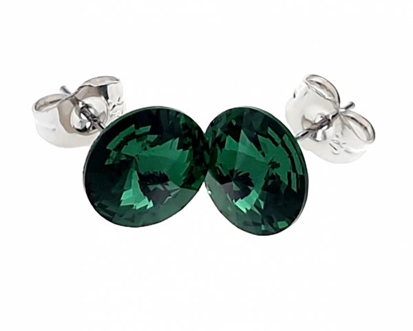 2399a Srebrne kolczyki pozłacane białym złotem Xuping wtyczki 