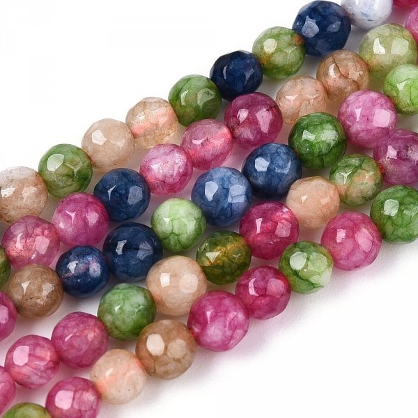 1175d Jadeit kamień naturalny 4-4,5mm pasmo 37cm