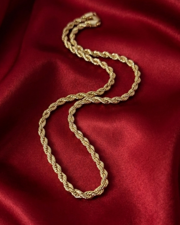 870 Złoty łańcuszek celebrytka 55cm naszyjnik pozłacany 14k 