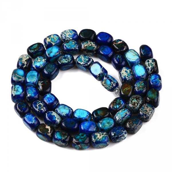 sz231 Jaspis cesarski kamień naturalny 5~6mm pasmo 40cm