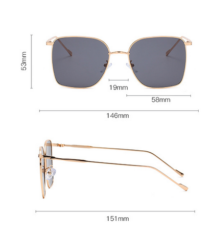 2843 Damskie okulary przeciwsłoneczne lato ozdobne