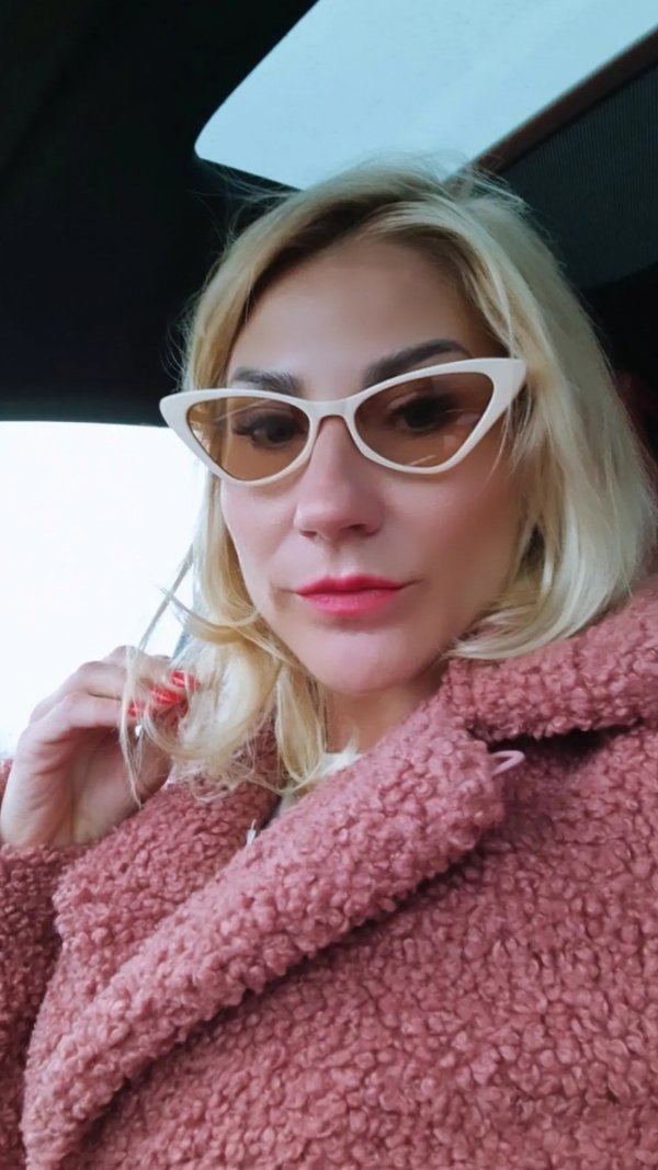 4996 Damskie okulary przeciwsłoneczne kocie ozdobne