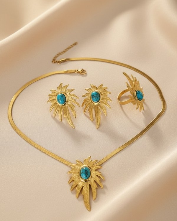 2670 Kolczyki złote stal chirurgiczna wiszące celebrytki 