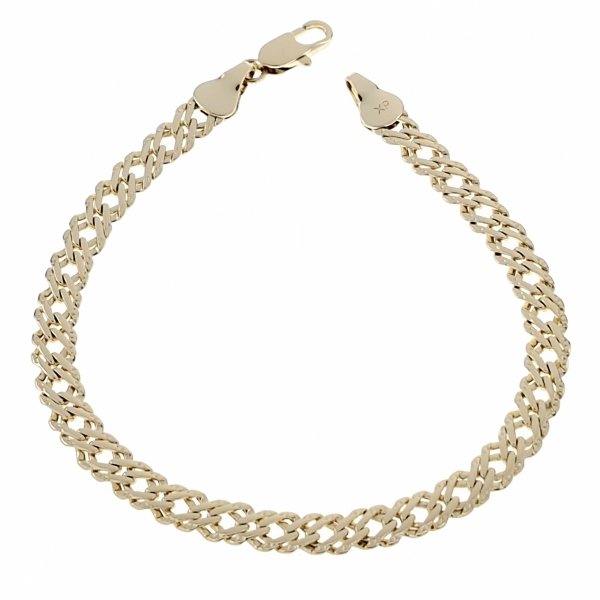 1255a Bransoletka elegancka złota 19cm pozłacana 14k Xuping