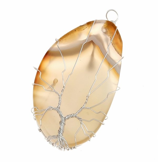 218e Zawieszka agat kamień naturalny 1 sztuka
