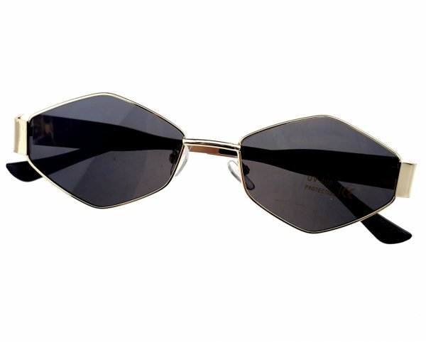 ok44 Damskie okulary przeciwsłoneczne muchy ozdobne UV400