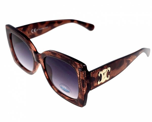 ok27 Damskie okulary przeciwsłoneczne ozdobne lato wakacje UV400
