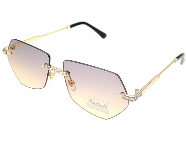0937 Damskie okulary przeciwsłoneczne muchy ozdobne UV400