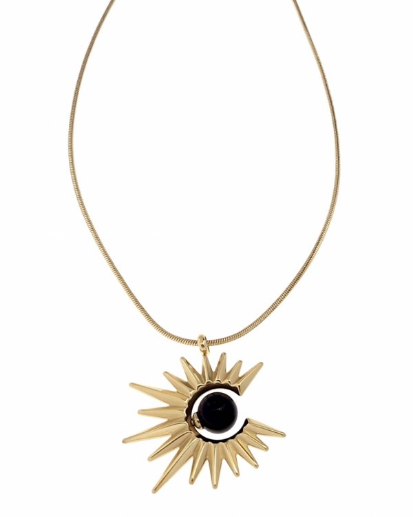 3642 Złoty łańcuszek 43+5 naszyjnik stal chirurgiczna nierdzewna 316L 