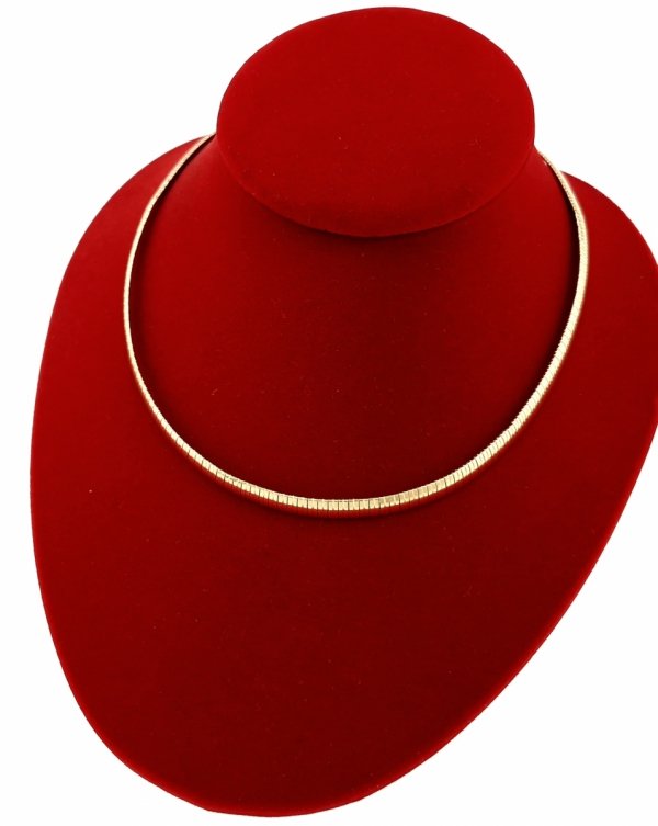 500c Złoty łańcuszek naszyjnik 45cm stal chirurgiczna 316L celebrytka 