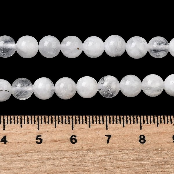 3553 Kamień księżycowy kamień naturalny 6-6,8mm sznur 38cm