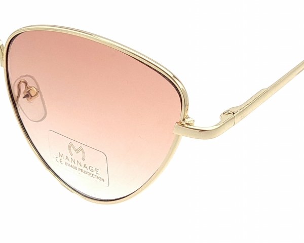 865a Damskie okulary przeciwsłoneczne muchy ozdobne UV400