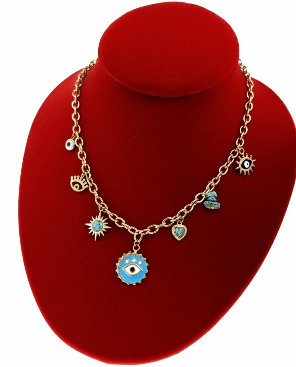 1863 Złoty łańcuszek 40+5cm naszyjnik stal chirurgiczna nierdzewna 316L