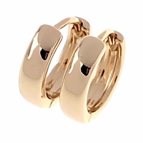 439 Złote kolczyki pozłacane 18k Xuping wiszące koła 1,3cm