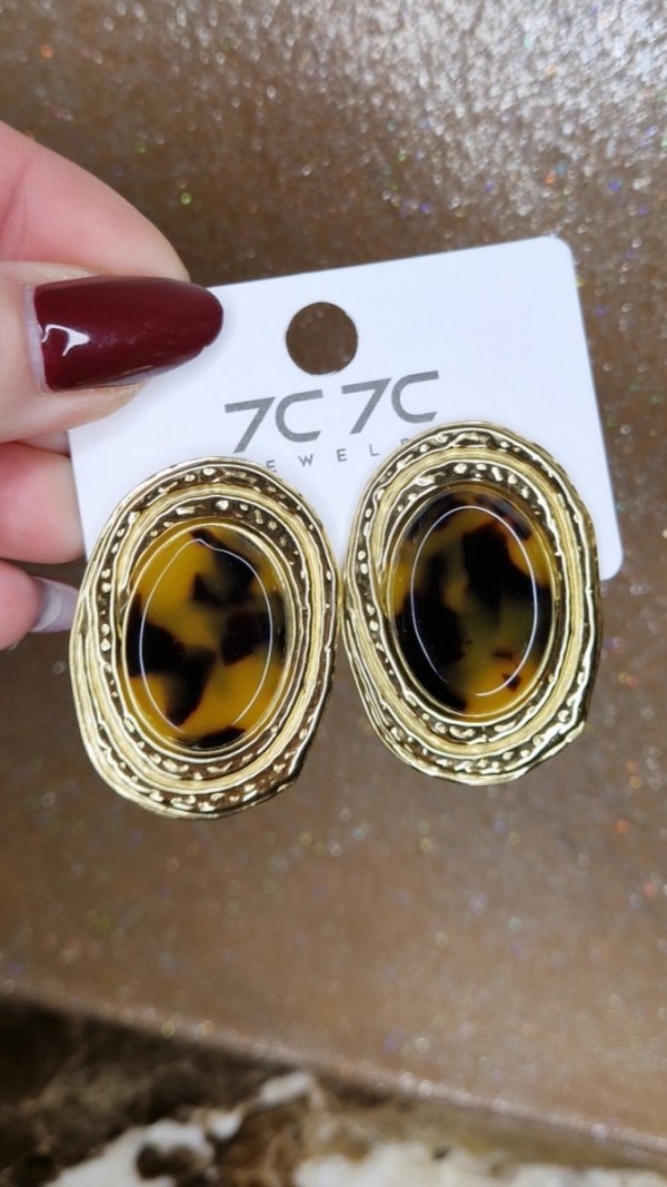 Золотые серьги из нержавеющей стали