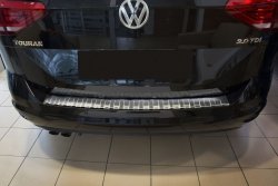 Nakładka (listwa) ochronna na zderzak VOLKSWAGEN   TOURAN III  2015- srebrna