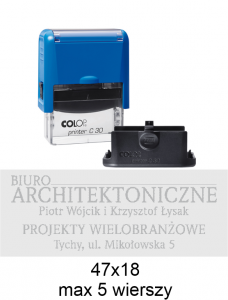 Printer Compact PRO 30- wraz z wykonaniem gumki (grawer laserem) 