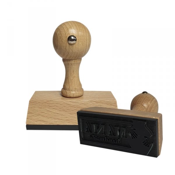 Stempel do Ceramiki z Indywidualnym Wzorem – Drewniany, Okrągły 3 cm