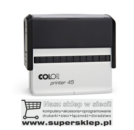 PRINTER 45 wraz z wykonaniem gumki (grawer laserem)