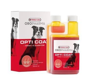 Opti Coat 250ml - olej z łososia, omega-3 &amp; B-karoten 