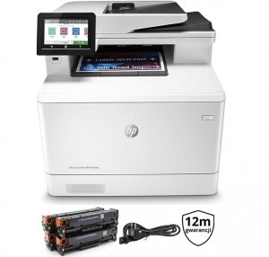 HP Color LaserJet MFP M479fdn | A4 | LAN | DUPLEX | TONERY 100% | GW12 | przebieg 4.4K / 4.8K stron W1A79A