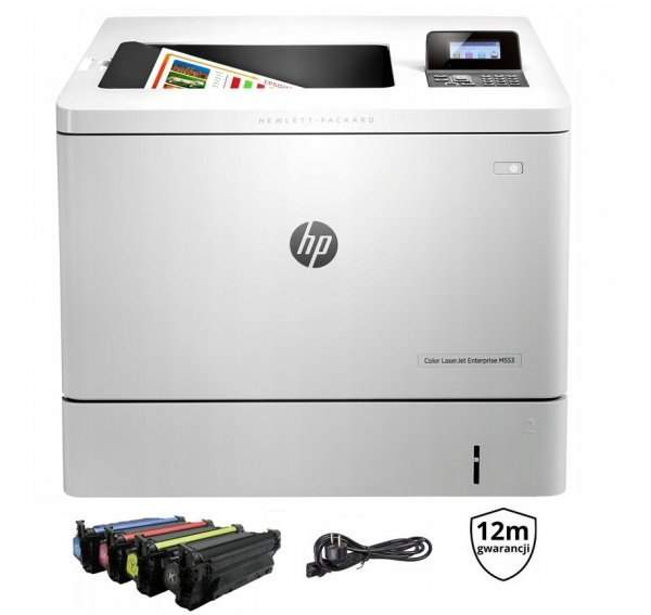 HP Color LaserJet M553DN DUPLEX LAN