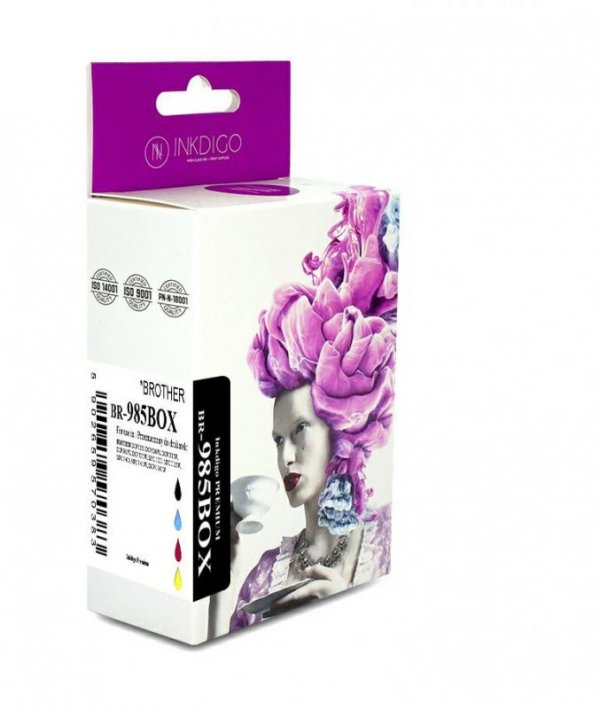 Tusz INKDIGO do BROTHER LC 985 Multibox