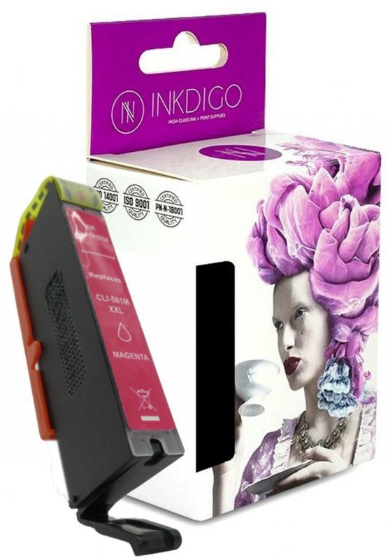 Tusz INKDIGO do CANON CLI 581 XL Magenta