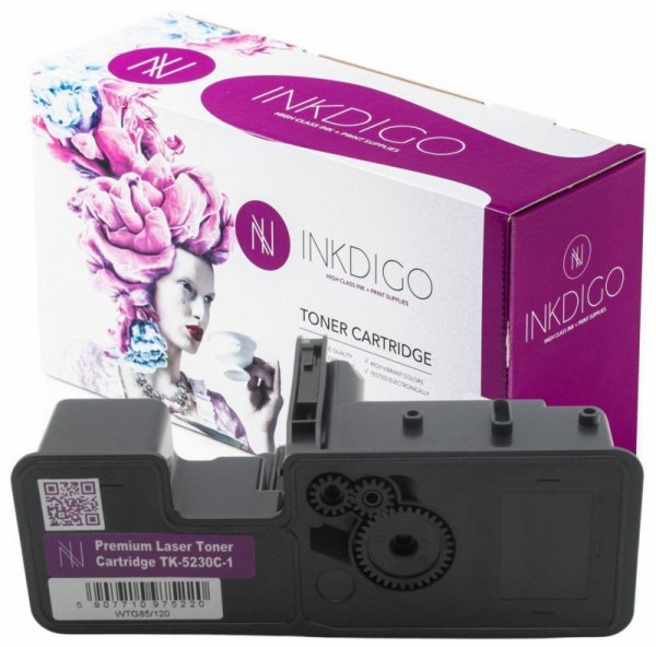 Toner INKDIGO do KYOCERA TK 5230 Cyan
